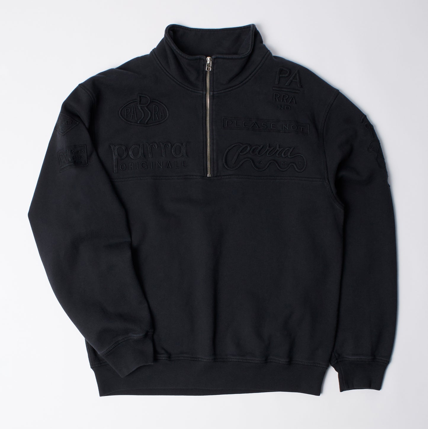 Media training quarter zip pullover - Black