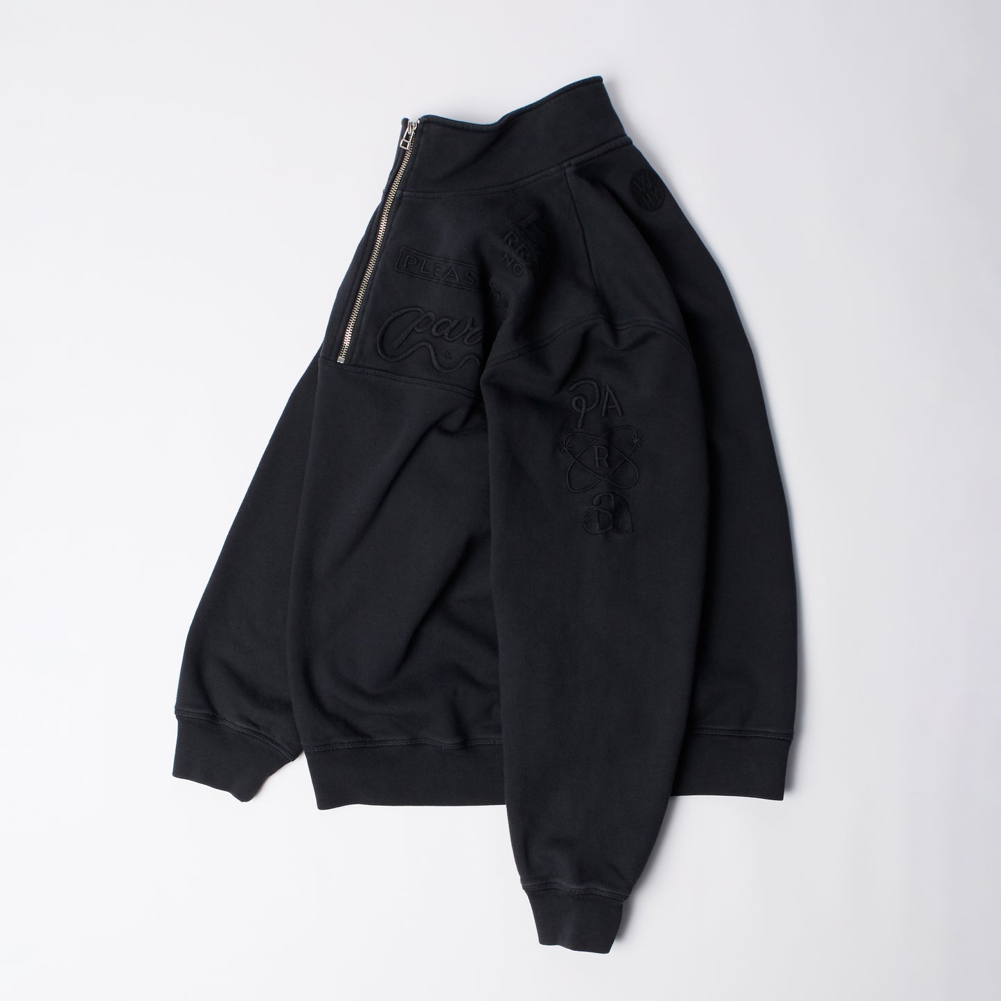 Media training quarter zip pullover - Black