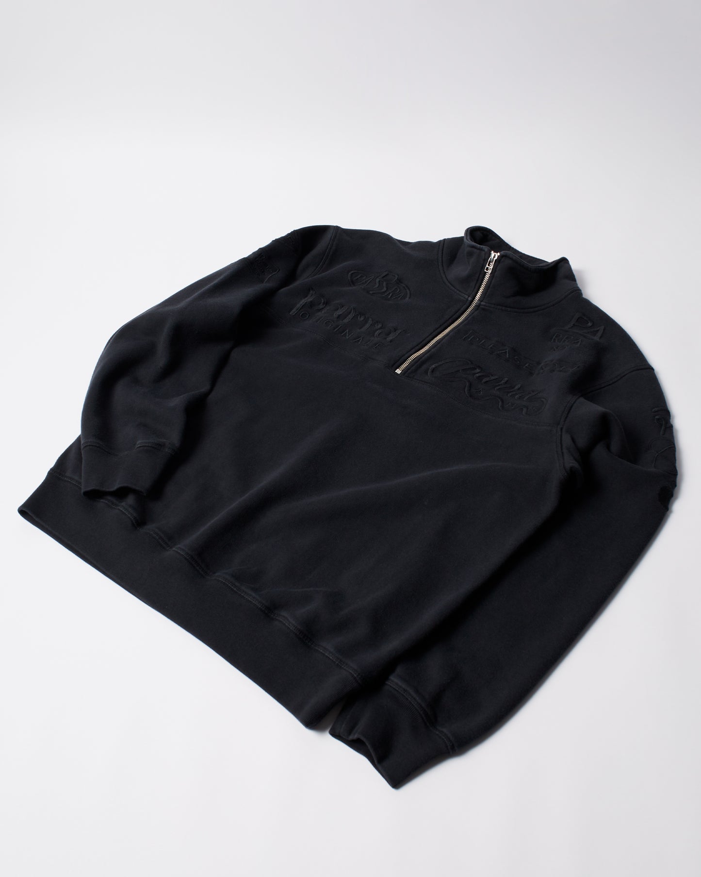 Media training quarter zip pullover - Black