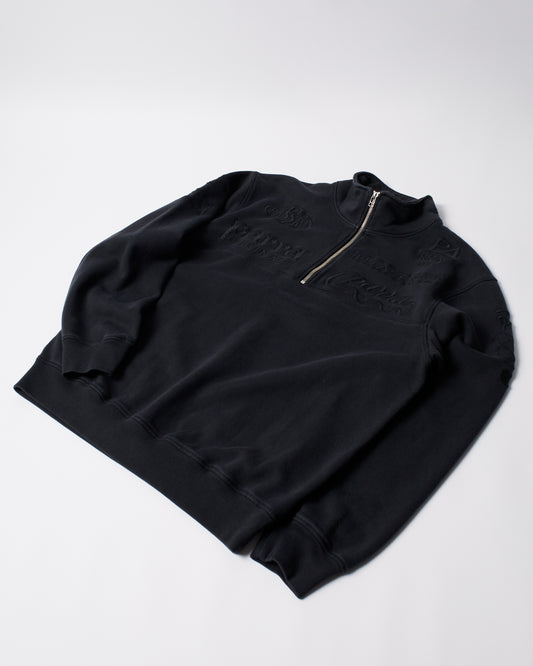 Media training quarter zip pullover - Black