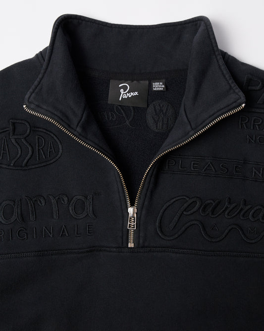 Media training quarter zip pullover - Black