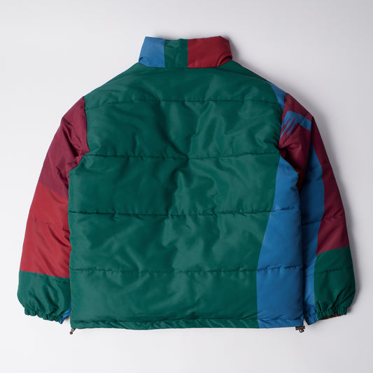 Protect the sun reversible puffer jacket - Brown