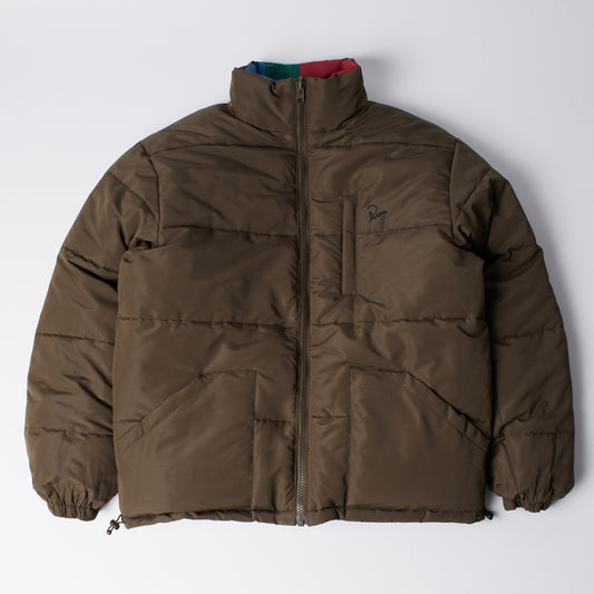 Protect the sun reversible puffer jacket - Brown