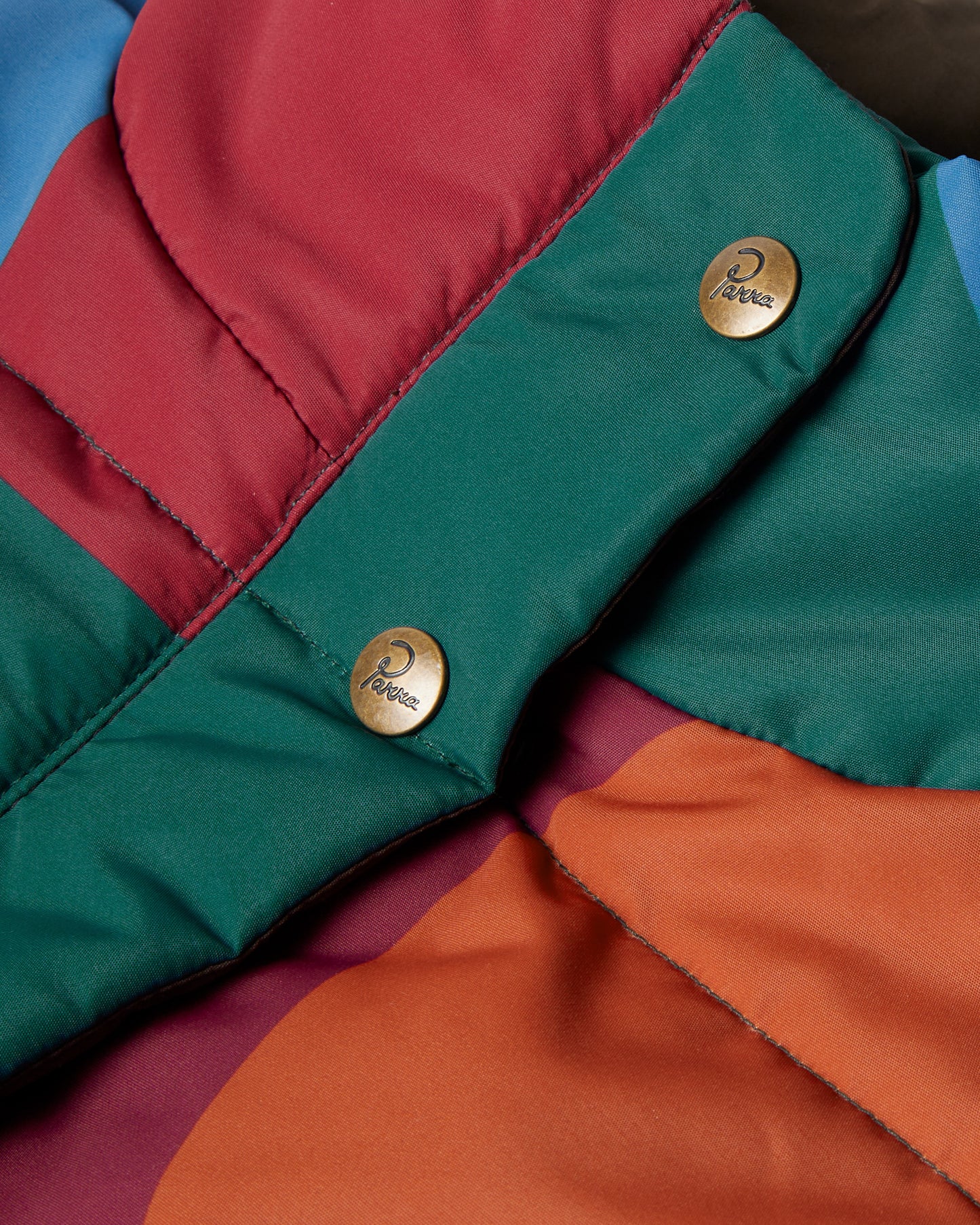 Protect the sun reversible puffer jacket - Brown