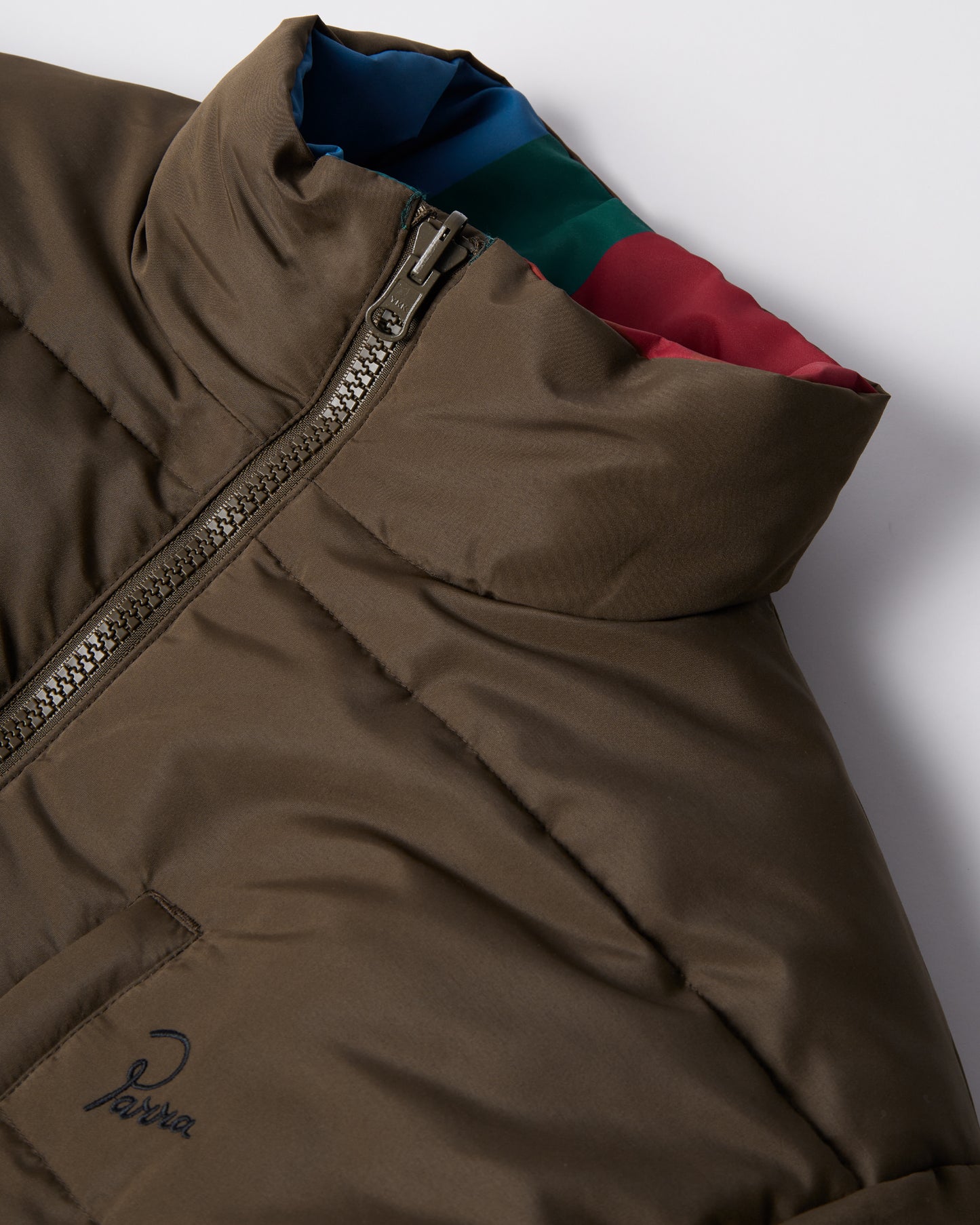 Protect the sun reversible puffer jacket - Brown