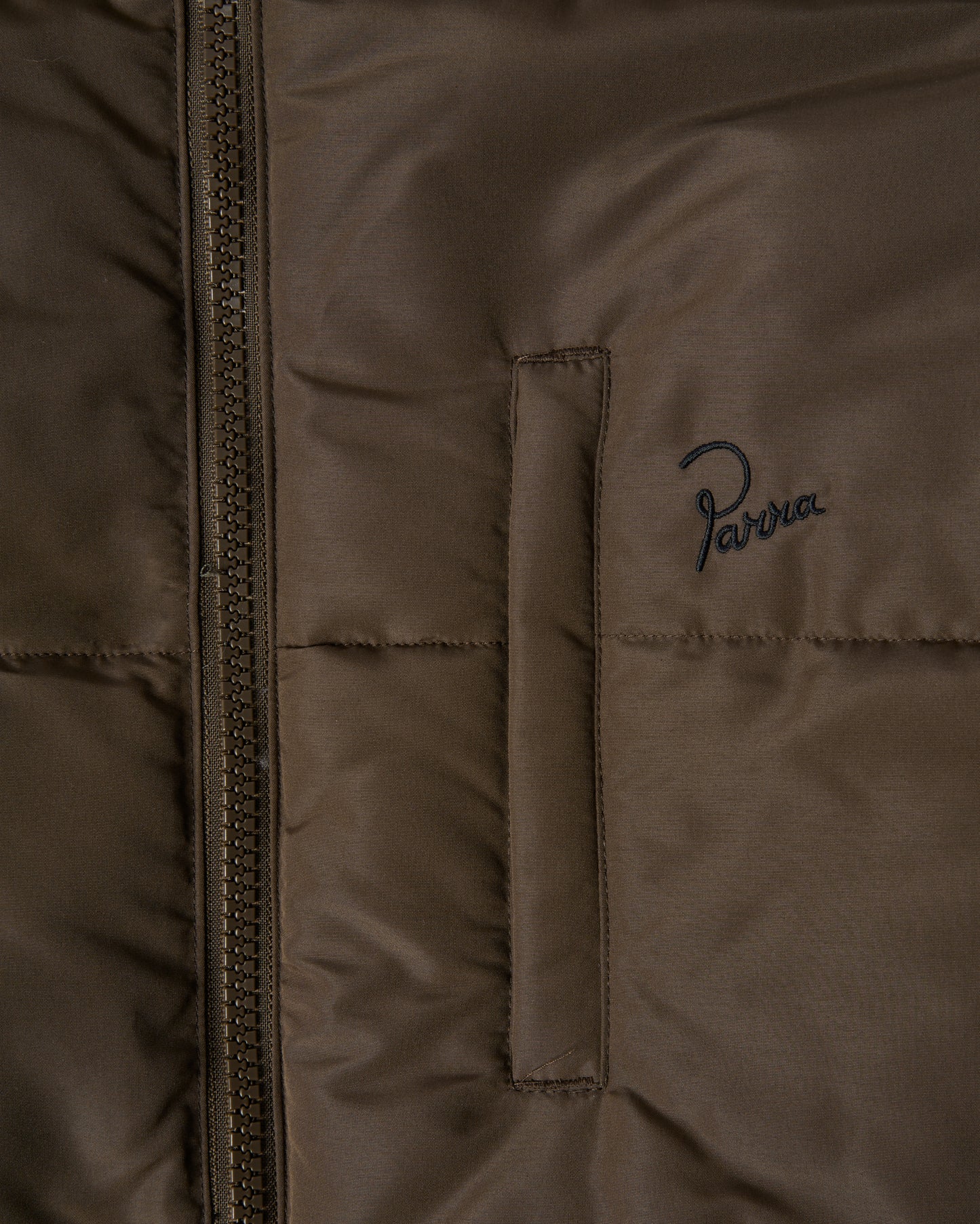 Protect the sun reversible puffer jacket - Brown
