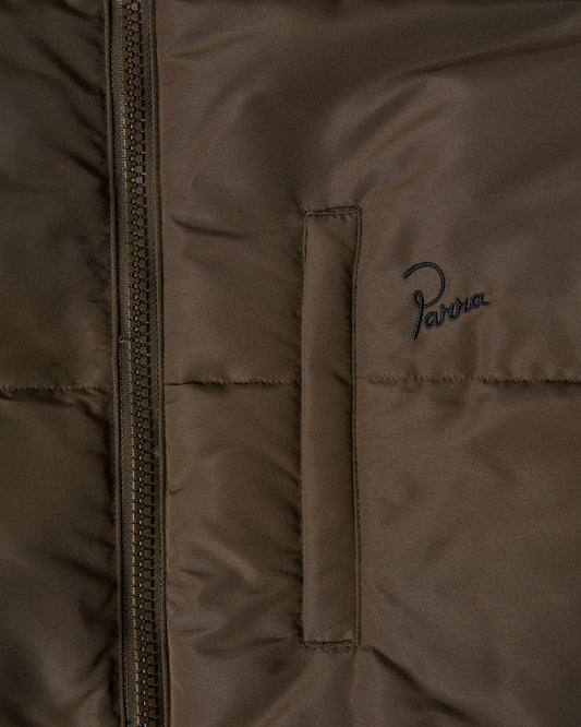 Protect the sun reversible puffer jacket - Brown