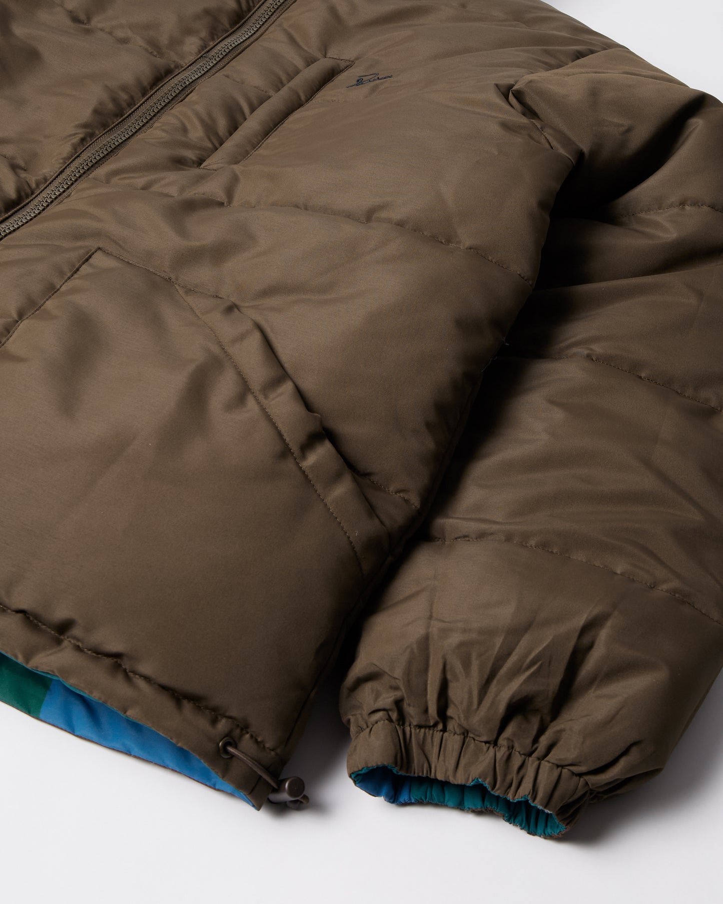 Protect the sun reversible puffer jacket - Brown