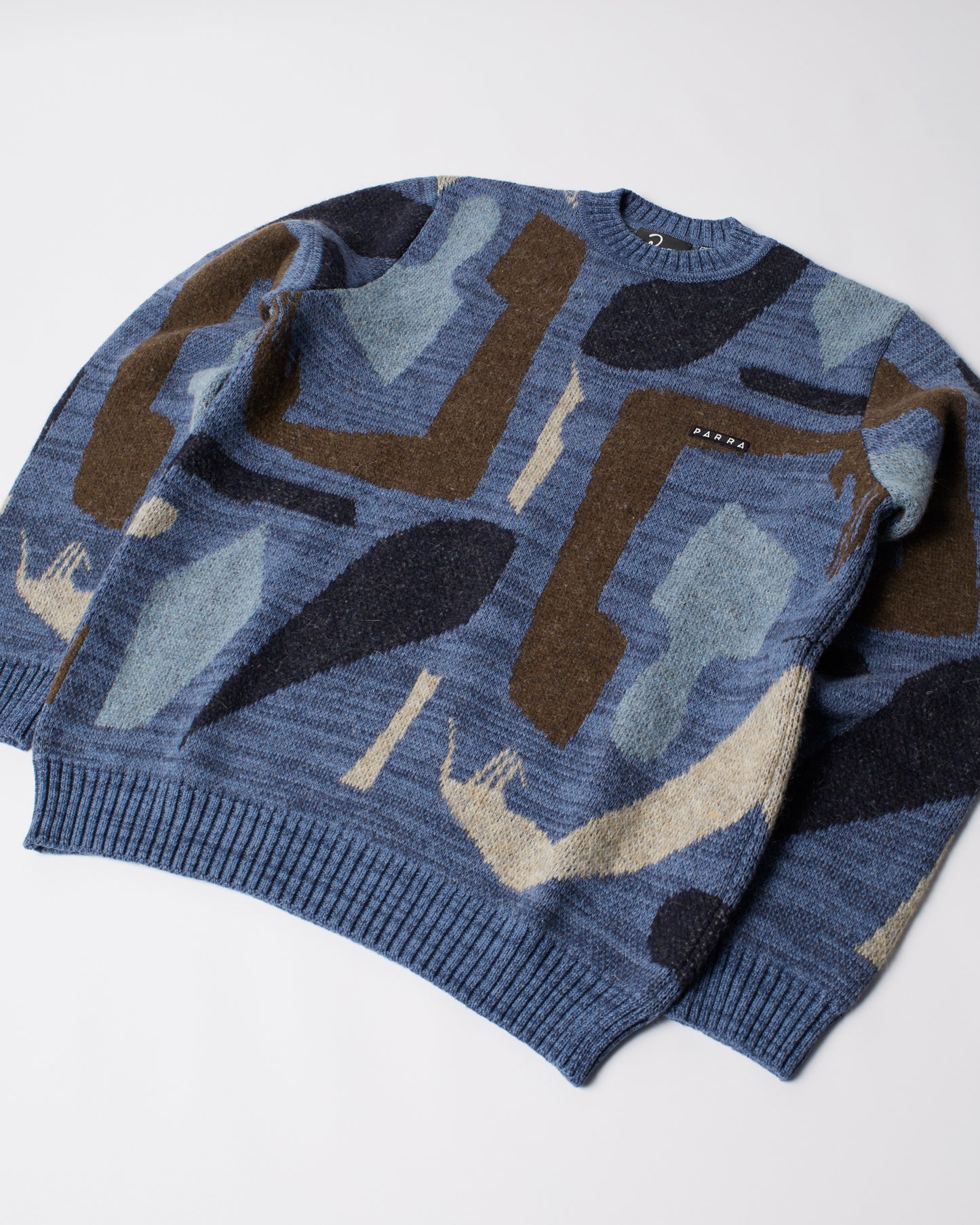 Detached knitting pullover - Blue