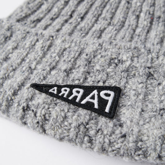 Reversed flag beanie - Grey