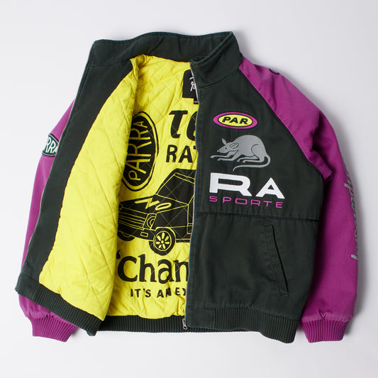 Owl Meets Rat Racing Jacket - Purple / Pink