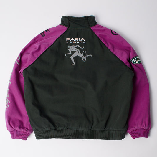 Owl Meets Rat Racing Jacket - Purple / Pink