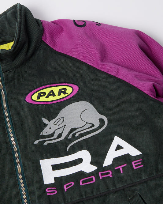 Owl Meets Rat Racing Jacket - Purple / Pink