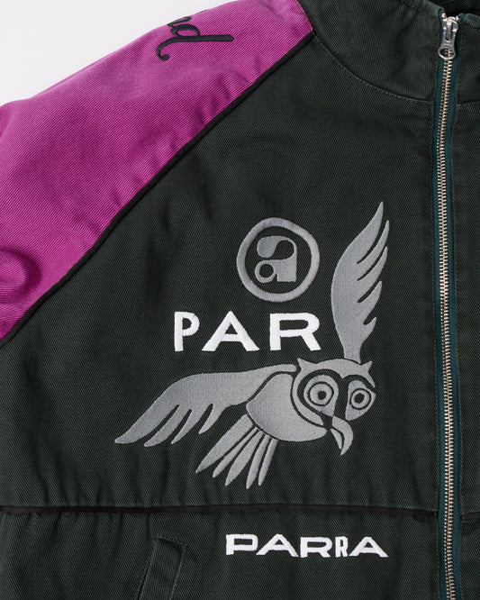 Owl Meets Rat Racing Jacket - Purple / Pink