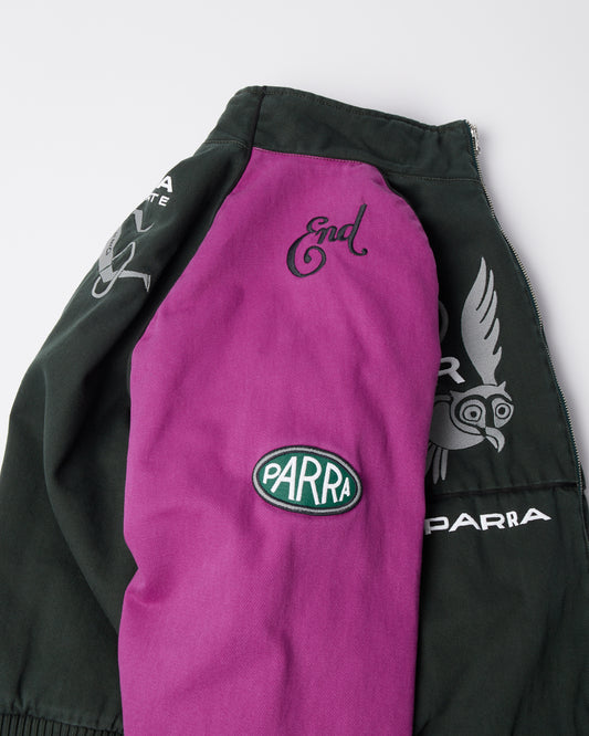 Owl Meets Rat Racing Jacket - Purple / Pink