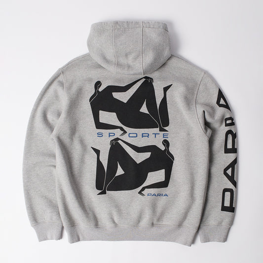 Parra Sporte Hooded Sweatshirt - Heather Grey