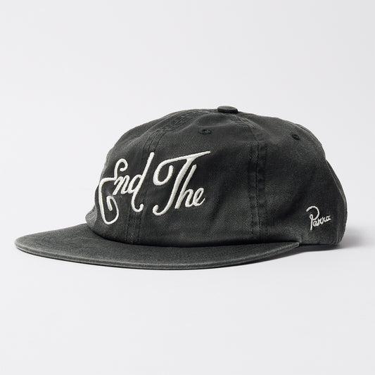 End the 6 Panel Hat - Black