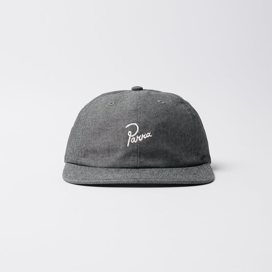 Signature 6 Panel Hat - Black