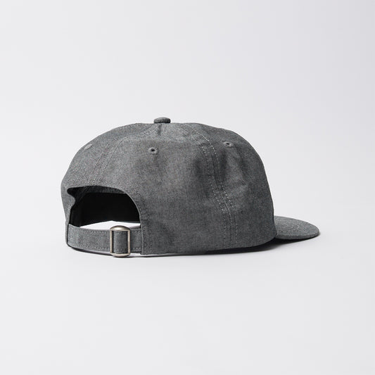 Signature 6 Panel Hat - Black