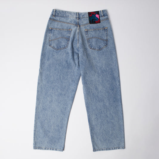 Washed Up Jeans - Washed Blue