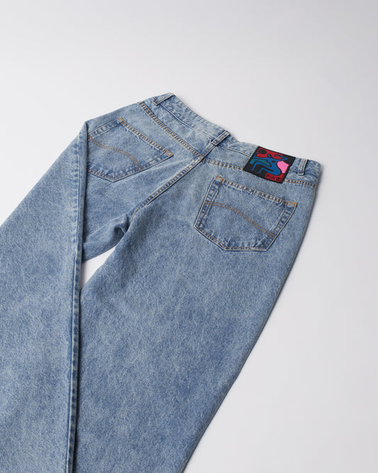 Washed Up Jeans - Washed Blue