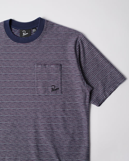 Crooked Stripe T-Shirt - Blue