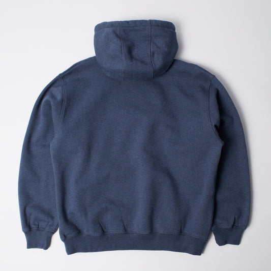 Gapped Hooded Sweatshirt - Blue