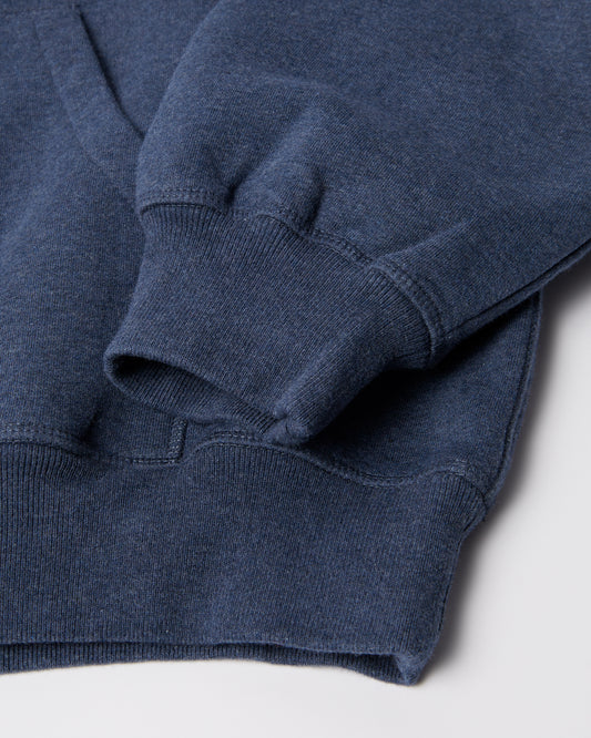 Gapped Hooded Sweatshirt - Blue