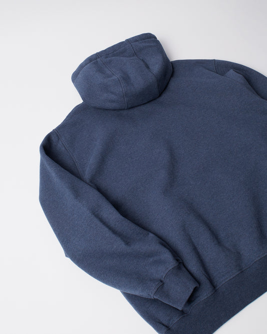 Gapped Hooded Sweatshirt - Blue
