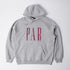 Gapped Hooded Sweatshirt - Grey