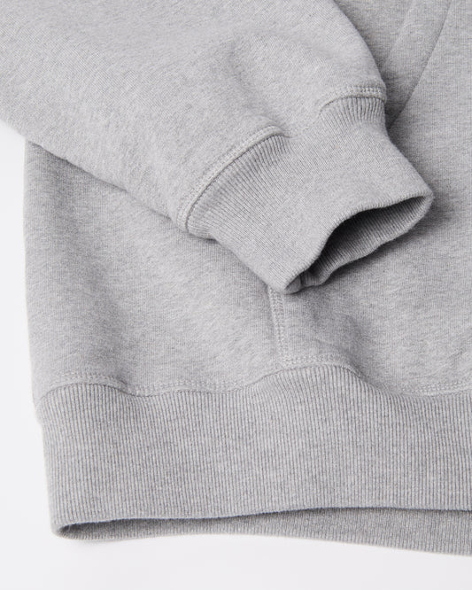Gapped Hooded Sweatshirt - Grey