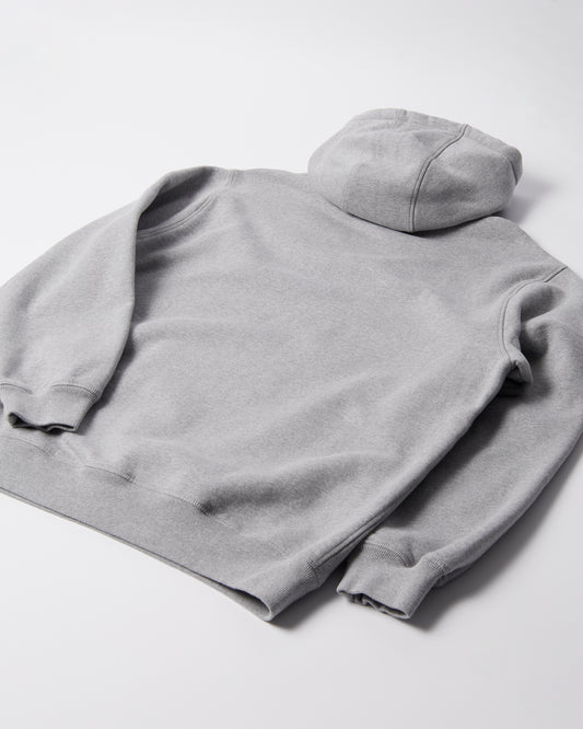 Gapped Hooded Sweatshirt - Grey