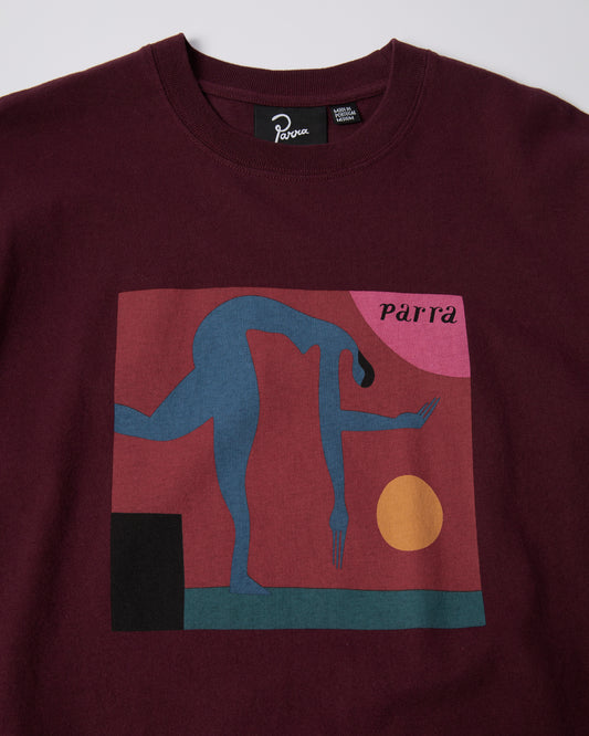 Tripped Up T-Shirt - Dark Red