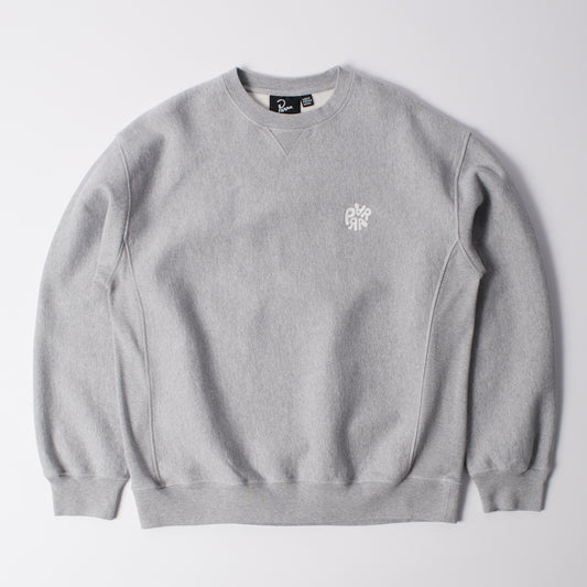Balloon Logo Cross-Grain Crewneck - Heather Grey