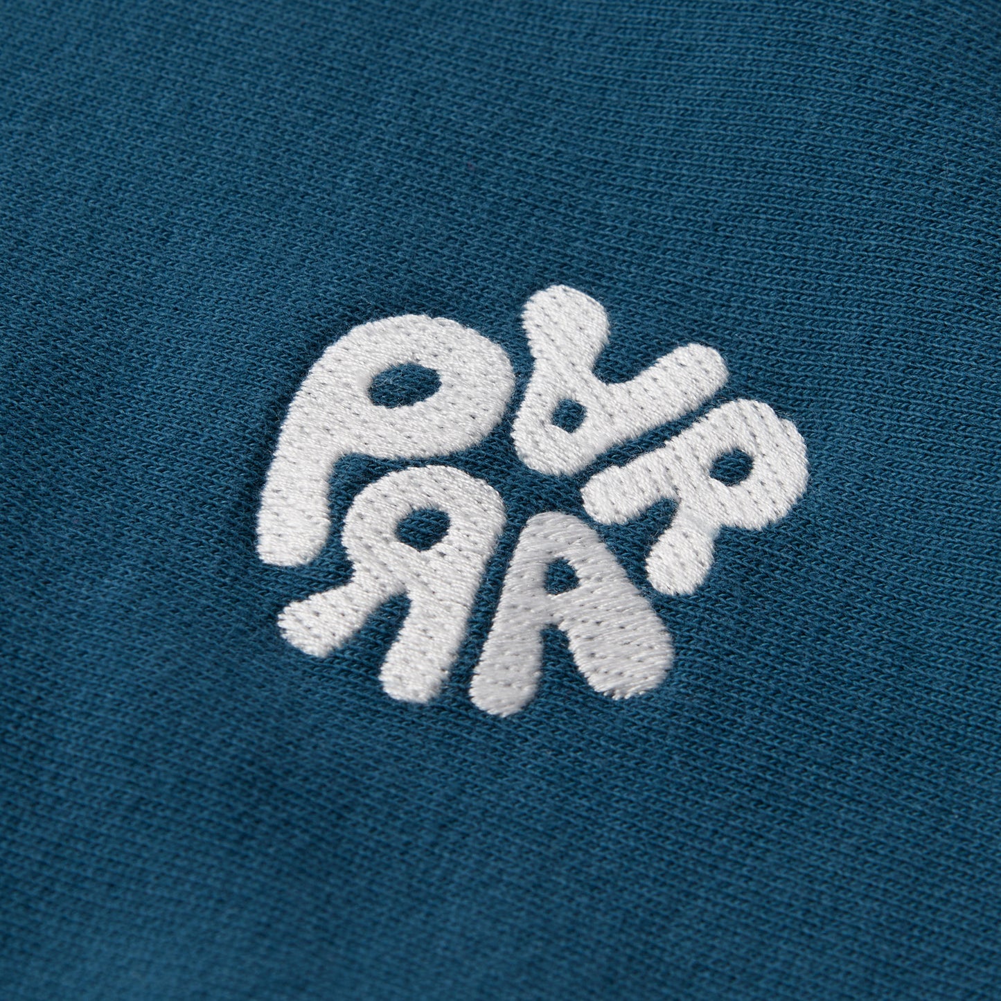 Balloon Logo Cross-Grain Crewneck - Blue