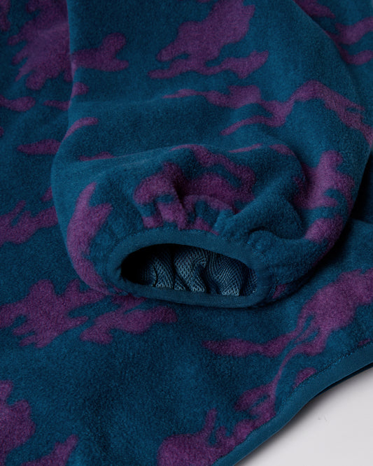 Purple Darwin Camo Fleece - Blue