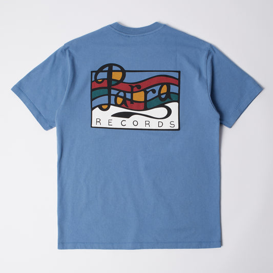 Parra Records T-shirt - Blue
