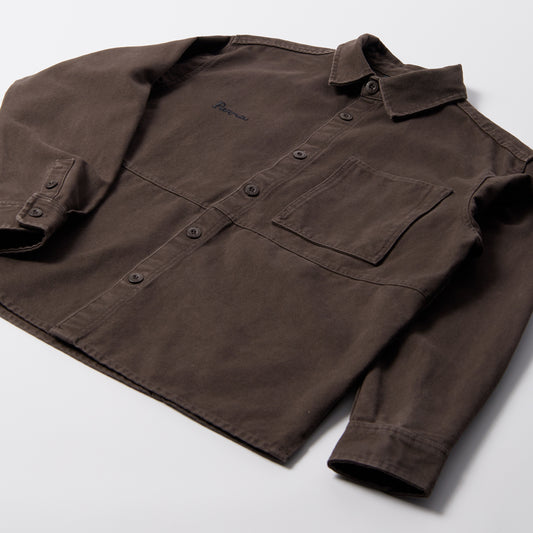 Non Loud Long Sleeve Shirt - Dark Brown