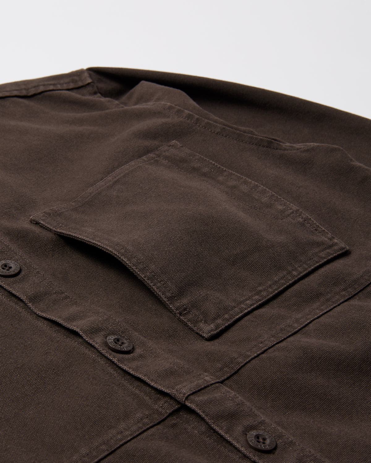 Non Loud Long Sleeve Shirt - Dark Brown