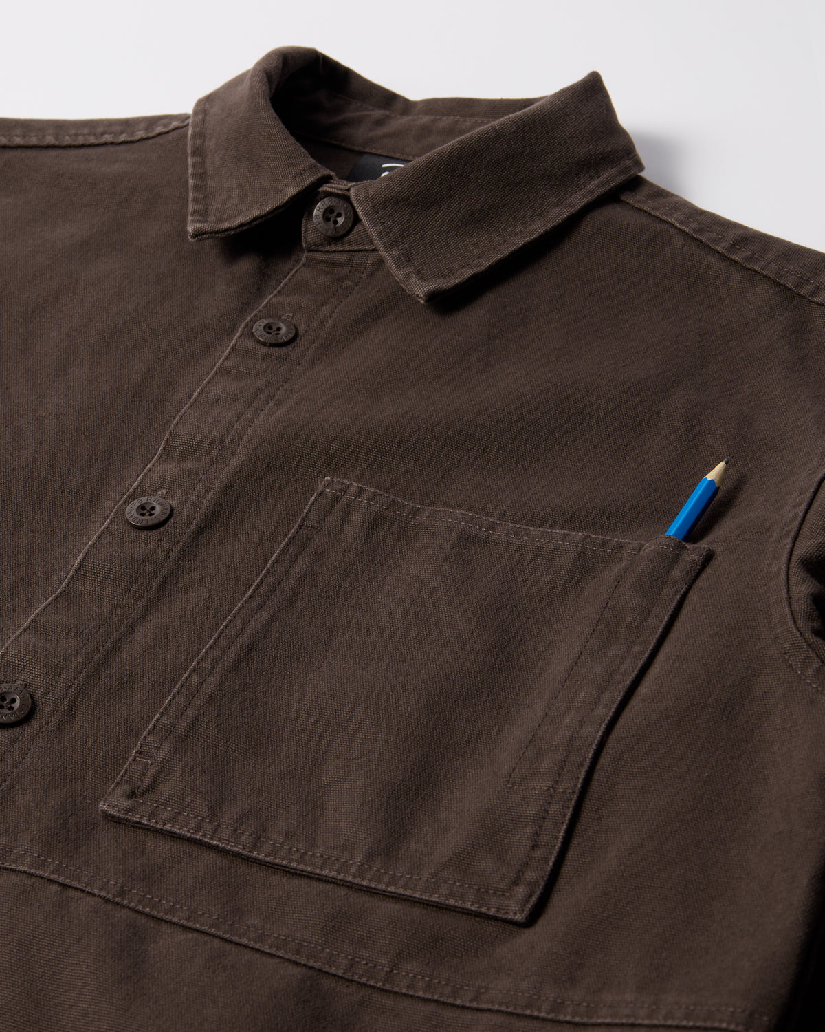 Non Loud Long Sleeve Shirt - Dark Brown