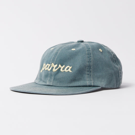 Lowercase Script Logo 6 Panel Hat - Blue
