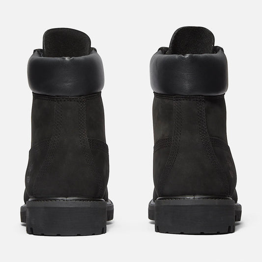 Women's Premium 6" Lace Up Waterproof Boot - Black