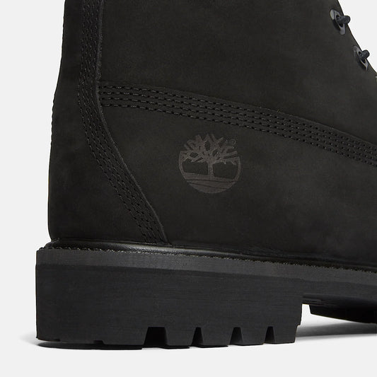Premium 6" Lace Up Waterproof Boot - Black