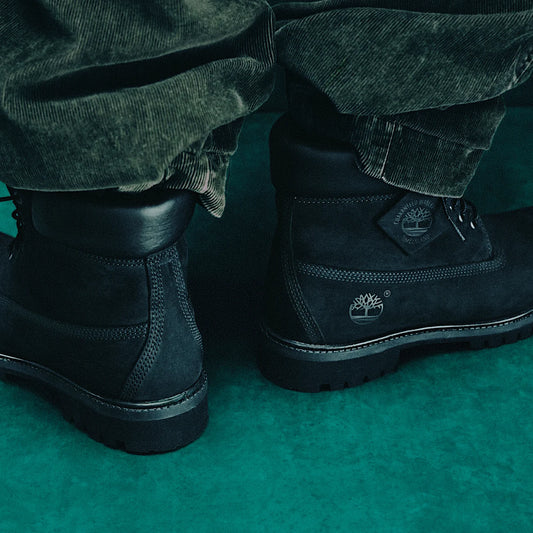 Premium 6" Lace Up Waterproof Boot - Black