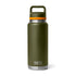 Rambler® 36 oz (1 L) Bottle with Chug Cap - Olive/King Crab Orange
