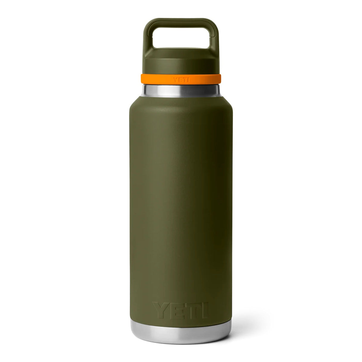 Rambler® 46 oz (1.3 L) Bottle with Chug Cap - Olive/King Crab Orange