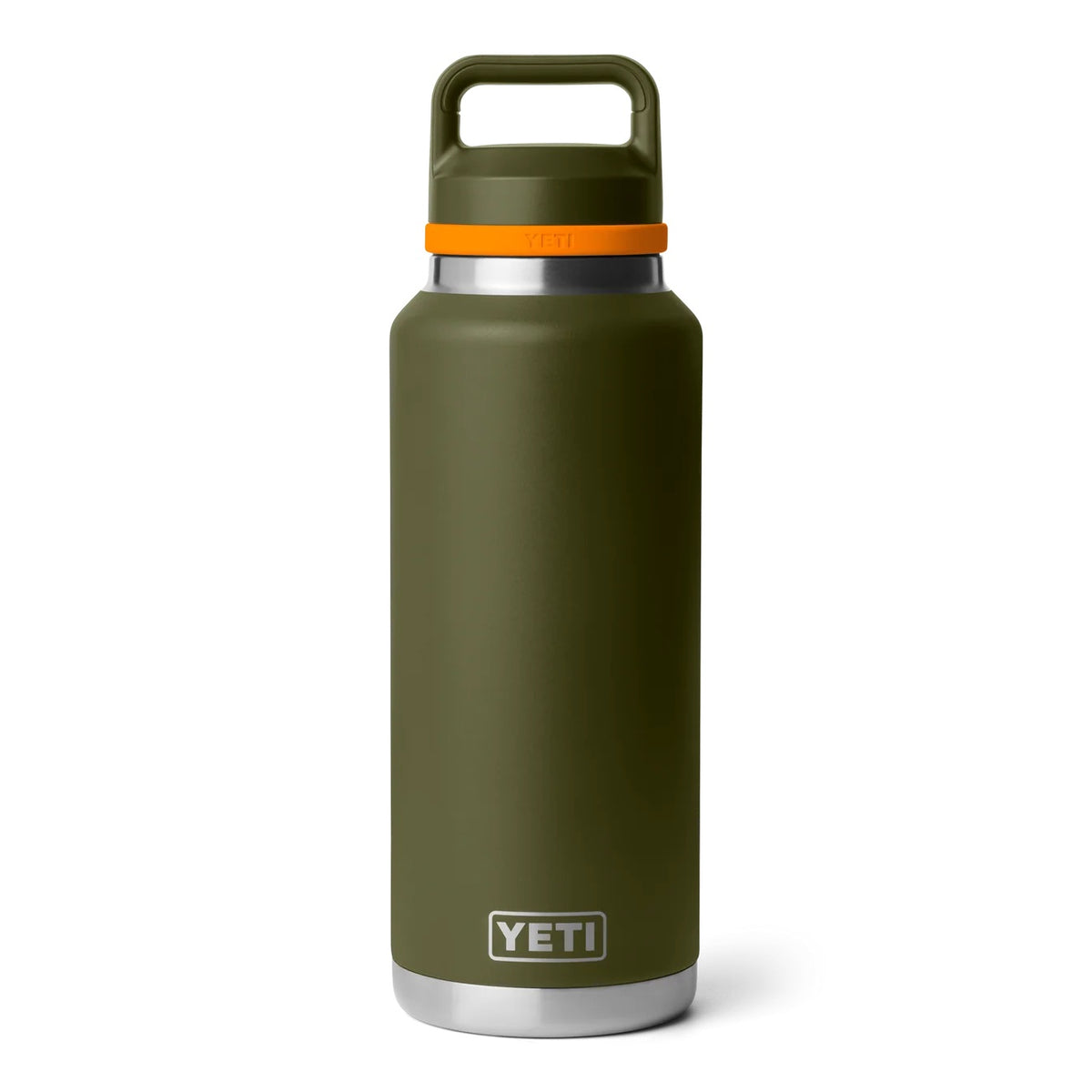 Rambler® 46 oz (1.3 L) Bottle with Chug Cap - Olive/King Crab Orange
