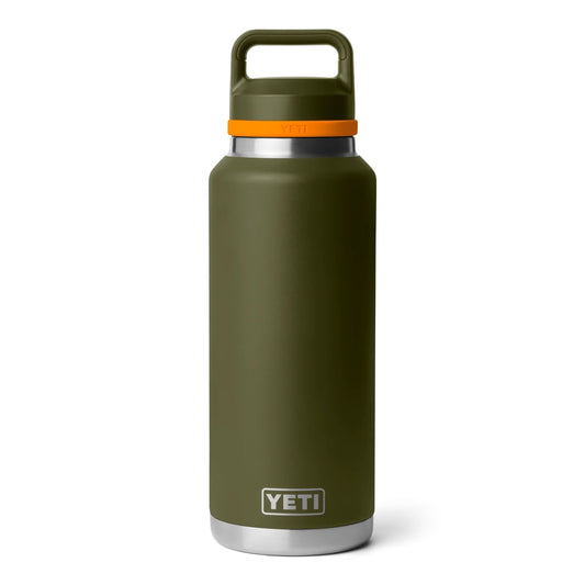 Rambler® 46 oz (1.3 L) Bottle with Chug Cap - Olive/King Crab Orange