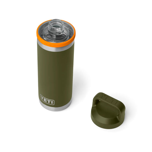 Rambler® 18 oz (532 ml) Bottle with Chug Cap - Olive/King Crab Orange