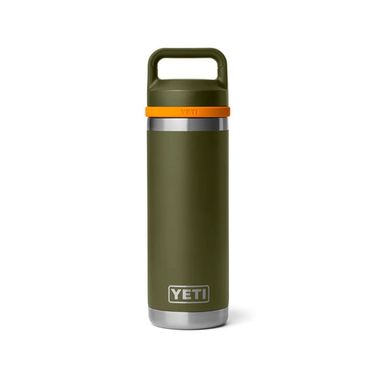 Rambler® 18 oz (532 ml) Bottle with Chug Cap - Olive/King Crab Orange